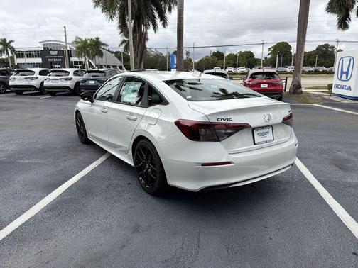 Platinum White Pearl 2026 Honda Civic Sport