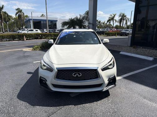 Majestic White 2022 INFINITI Q50 3.0t SENSORY