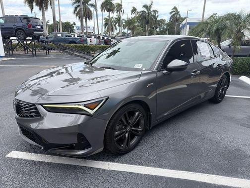 Liquid Carbon Metallic 2023 Acura Integra A-SPEC