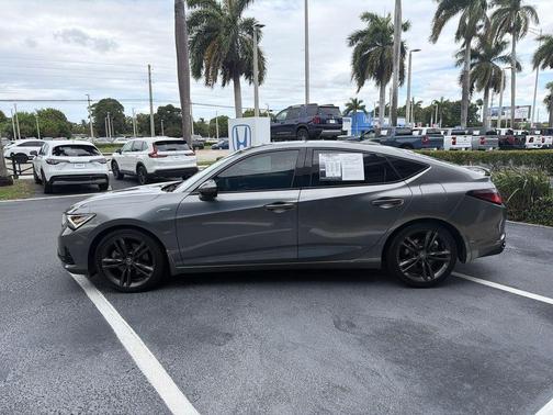 Liquid Carbon Metallic 2023 Acura Integra A-SPEC
