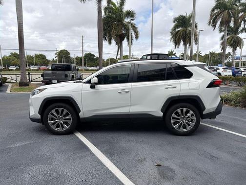 Super White 2019 Toyota RAV4 XLE Premium