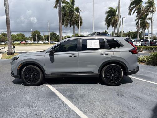 Gray 2023 Honda CR-V Hybrid Sport Touring AWD