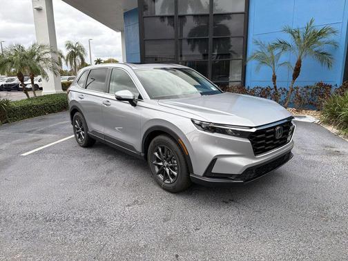 Solar Silver Metallic 2026 Honda CR-V EX-L 2WD