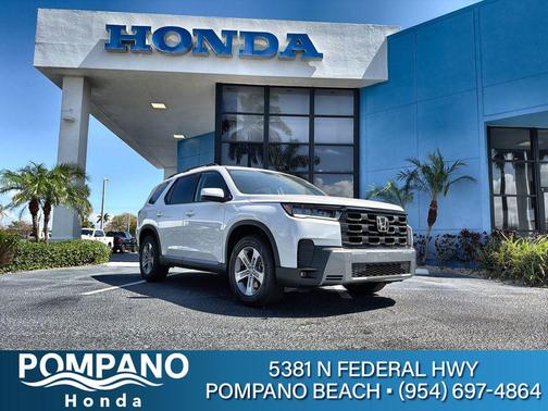 Platinum White Pearl 2026 Honda Pilot EX-L