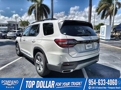 Platinum White Pearl 2026 Honda Pilot EX-L