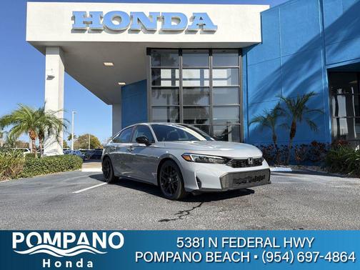 Urban Gray Pearl 2026 Honda Civic Sport