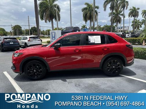 Rallye Red 2025 Honda HR-V 2WD Sport