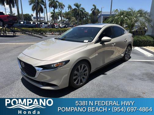 Platinum Quartz Metallic 2024 Mazda Mazda3 FWD w/Preferred Package