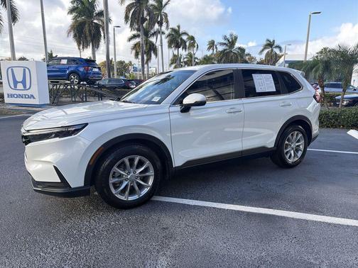 Platinum White Pearl 2023 Honda CR-V EX