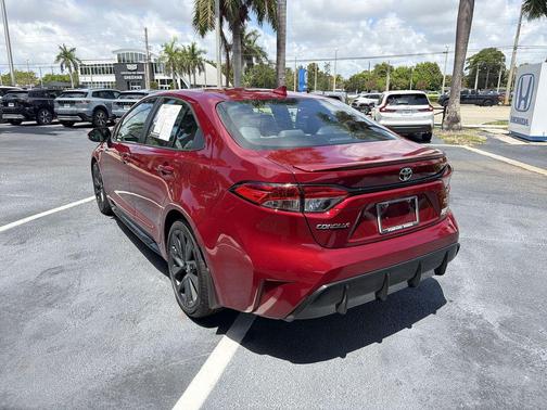 Ruby Flare Pearl 2026 Toyota Corolla SE