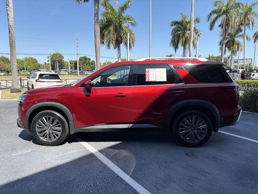 Scarlet Ember 2024 Nissan Pathfinder SL FWD