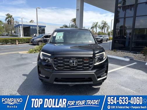 Crystal Black Pearl 2025 Honda Ridgeline TrailSport