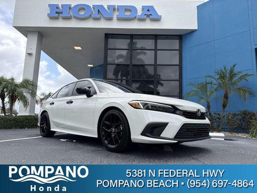 Gray 2024 Honda Civic Sport