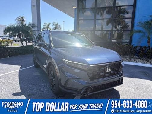 Canyon River Blue Metallic 2026 Honda CR-V Hybrid Sport-L FWD