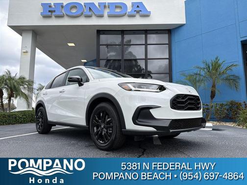 Platinum White Pearl 2026 Honda HR-V 2WD Sport