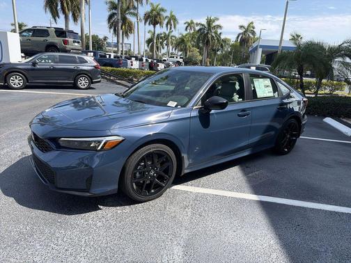 Blue Lagoon Pearl 2026 Honda Civic Hybrid Sport