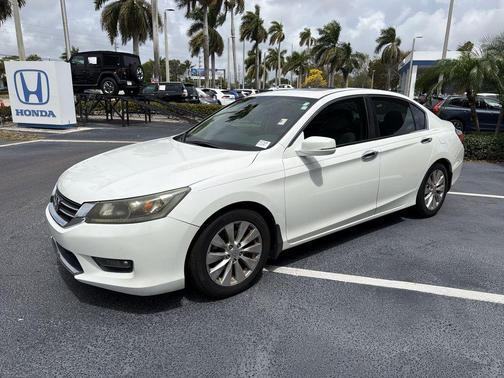 White Orchid Pearl 2014 Honda Accord EX-L