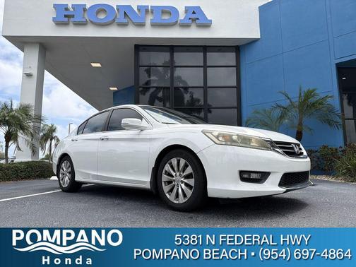 White Orchid Pearl 2014 Honda Accord EX-L