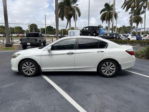 White Orchid Pearl 2014 Honda Accord EX-L