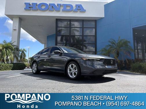Meteorite Gray Metallic 2024 Honda Accord LX 1.5T