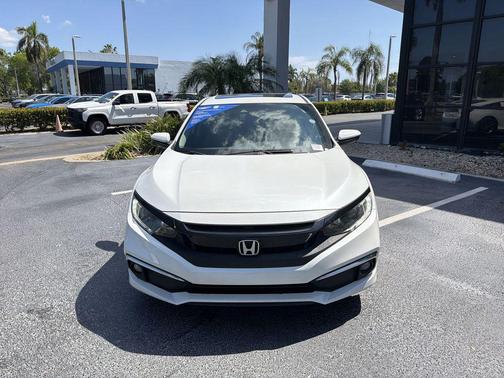Platinum White Pearl 2021 Honda Civic EX