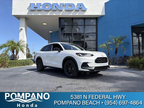 Platinum White Pearl 2026 Honda HR-V AWD Sport