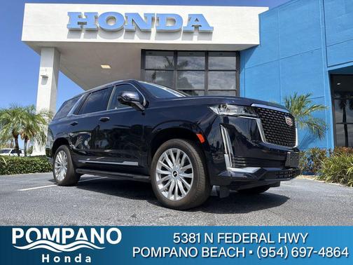 Dark Moon Blue Metallic 2024 Cadillac Escalade Premium Luxury