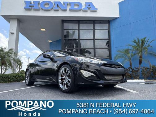 Caspian Black 2014 Hyundai Genesis Coupe 2.0T R-Spec