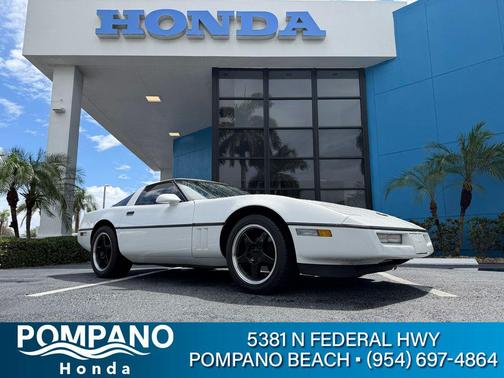 White 1985 Chevrolet Corvette Base