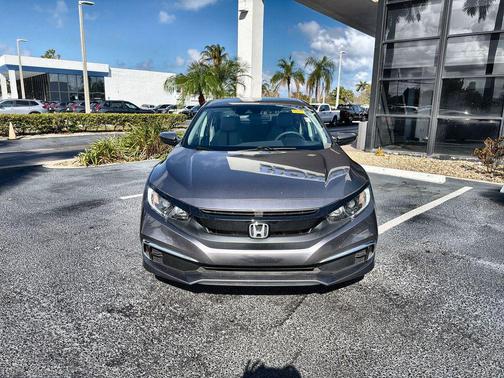 Modern Steel Metallic 2021 Honda Civic LX