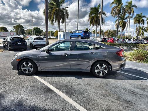 Modern Steel Metallic 2021 Honda Civic LX
