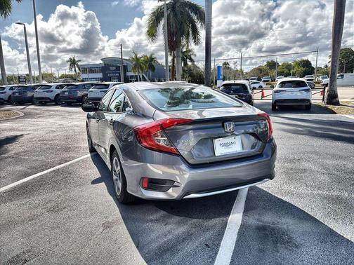 Modern Steel Metallic 2021 Honda Civic LX