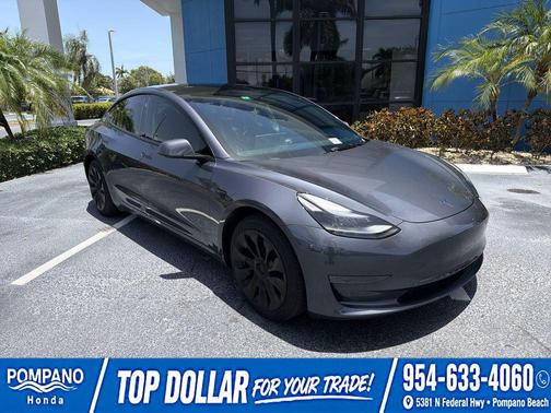 Silver Metallic 2023 Tesla Model 3 Standard Range