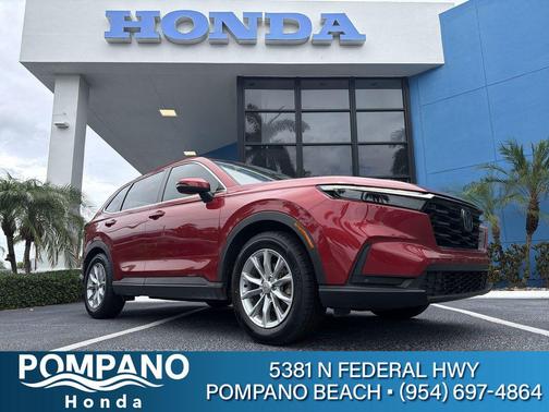 Radiant Red 2025 Honda CR-V EX-L 2WD
