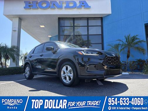 Crystal Black Pearl 2023 Honda HR-V LX