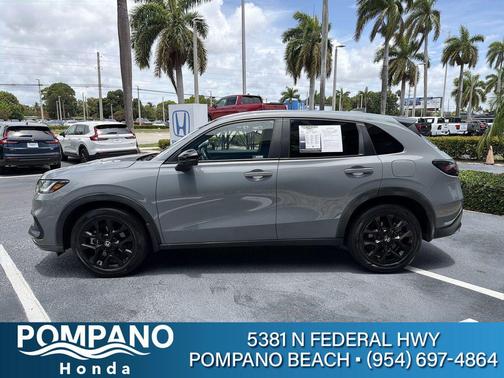Urban Gray 2024 Honda HR-V 2WD Sport