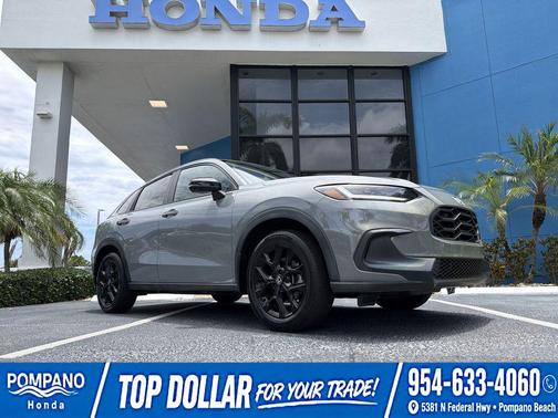 Urban Gray 2024 Honda HR-V 2WD Sport