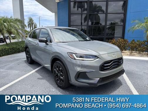 Urban Gray 2024 Honda HR-V 2WD Sport