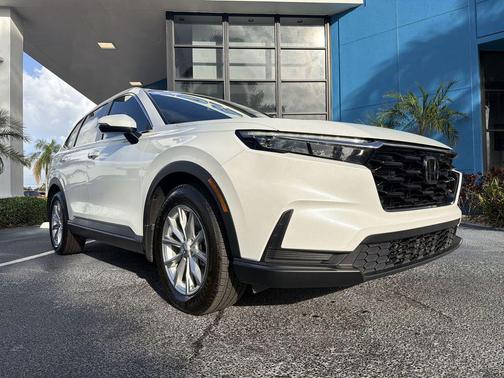Platinum White Pearl 2023 Honda CR-V EX