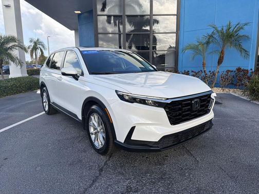 Platinum White Pearl 2023 Honda CR-V EX