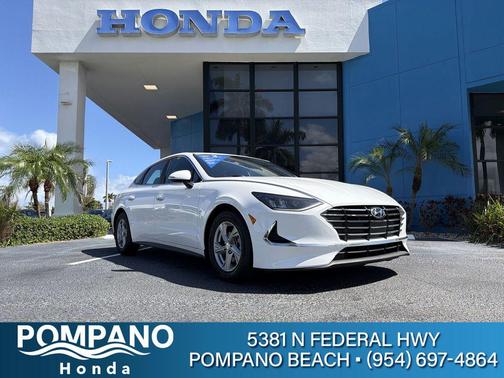 Serenity White 2023 Hyundai SONATA SE