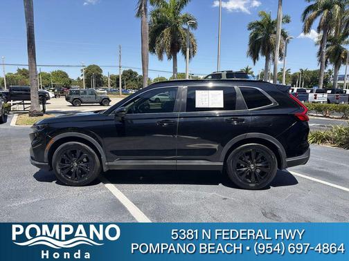 Crystal Black Pearl 2023 Honda CR-V Hybrid Sport Touring AWD