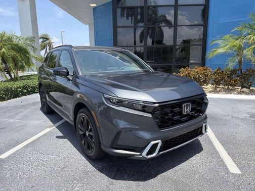 Gray 2026 Honda CR-V Hybrid Sport-L FWD