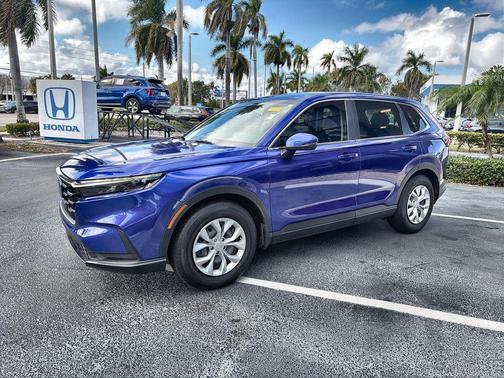 Canyon River Blue Metallic 2024 Honda CR-V LX 2WD