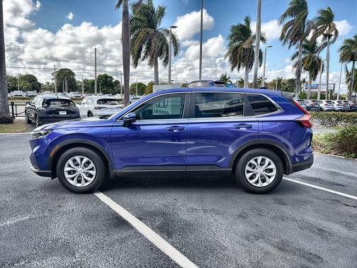 Canyon River Blue Metallic 2024 Honda CR-V LX 2WD