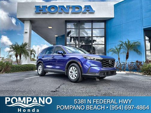 Canyon River Blue Metallic 2024 Honda CR-V LX 2WD