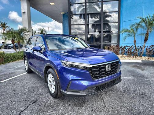 Canyon River Blue Metallic 2024 Honda CR-V LX 2WD