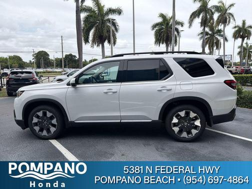 Platinum White Pearl 2026 Honda Pilot Elite