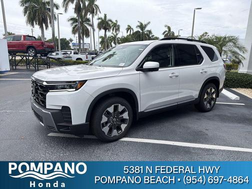 Platinum White Pearl 2026 Honda Pilot Elite