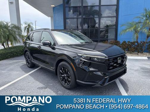 Crystal Black Pearl 2026 Honda CR-V Hybrid Sport-L FWD